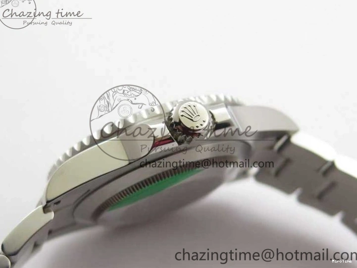MiroTime 0701 Bold Submariner 41mm 126610 LV Kermit EWF Black Dial on SS Bracelet A 2765